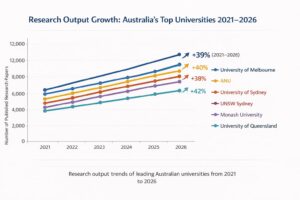 Research Output Growth of Australia’s Top Universities 2021–2026
