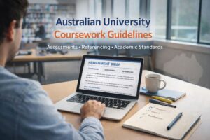 Australian university coursework guidelines for academic assignments