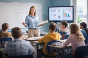 Kelly Education substitute teacher jobs in a classroom setting